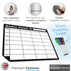 TMS Magnetic Whiteboard Planner Set | A4 Weekly & A3