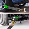 Trekassy Car Tie Down Straps for Trailers with Snap Hooks