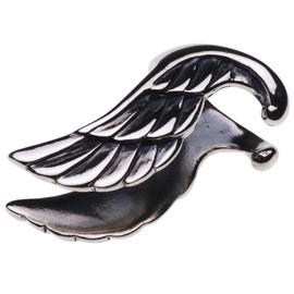 Cenote e0154 Angel Wing Ear Cuff [Silver 925 Silver Accessories], Silver, No Gemstone