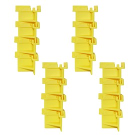 PIAOLGYI 16 Pcs Tall Tray Stacker for Harvest Right Freeze Dryer,Accessories Compatible with Harvest Right Trays,Yellow(ONLY Tray Stackers)