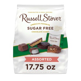 Russell Stover Sugar Free Assorted Chocolates Gusset Bag, 1.1 Pound (Pack of 1)