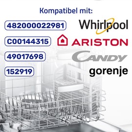 Nut with seal for the impeller of the dishwasher union nut C00144315 for Ariston 49017698 for Candy 482000022981 for Whirlpool 152919 for Gorenje warranty 10 years MONTERAL