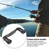 Fishing Reel Handle Carbon Fiber Baitcasting Trolling Reel Rocker Fishing