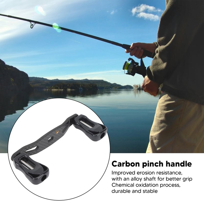 Fishing Reel Handle Carbon Fiber Baitcasting Trolling Reel Rocker Fishing