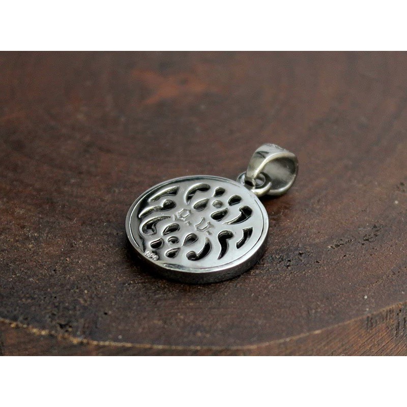 goodvibrations Good Vibration Yatao Crow Crow Silver Pendant, Silver