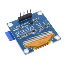 CANADUINO® 3 pcs OLED Display 128x64 Pixel 0.96 inch - I2C Bus - Compatible with Arduino STM32 NodeMCU ESP32