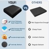 YOUFI Thick Memory Foam & Gel Seat Cushion, 18"X16"X4" Large