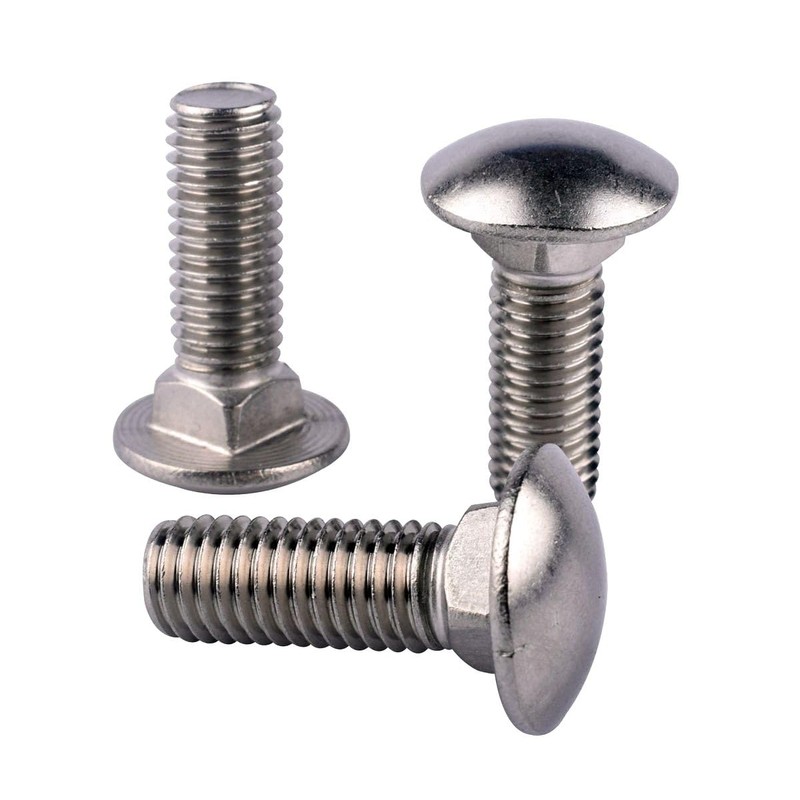 KOSJETHAS 5/16-18 x 3/4" Carriage Bolts Screws, Round Head Square