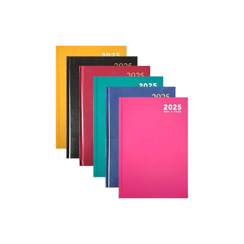 2025 Diary A4/A5/A6 Pastel Colour Fashion Diary Week to View,