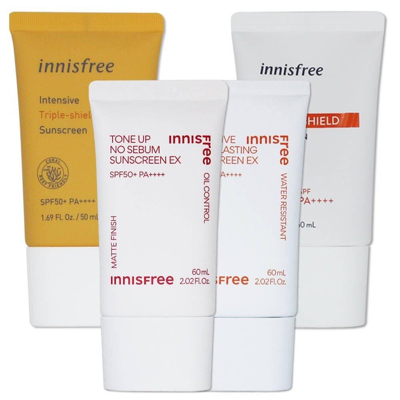Innisfree 2개 이니스프리 톤업 노세범 선스크린 롱래스팅 선크림 Innisfree Tone