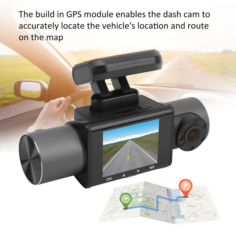 GPS Car Dash Cam HD Car Camera Driving Video Recorder