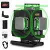 JEPPO Laser Level 360 Self Leveling,4D 4x360° Green 16 Cross