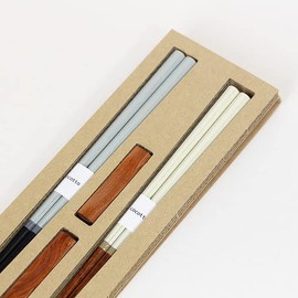 Couples Chopsticks Rest Corte Pair Wooden Chopsticks Set Japanese Made in Japan Gift Present