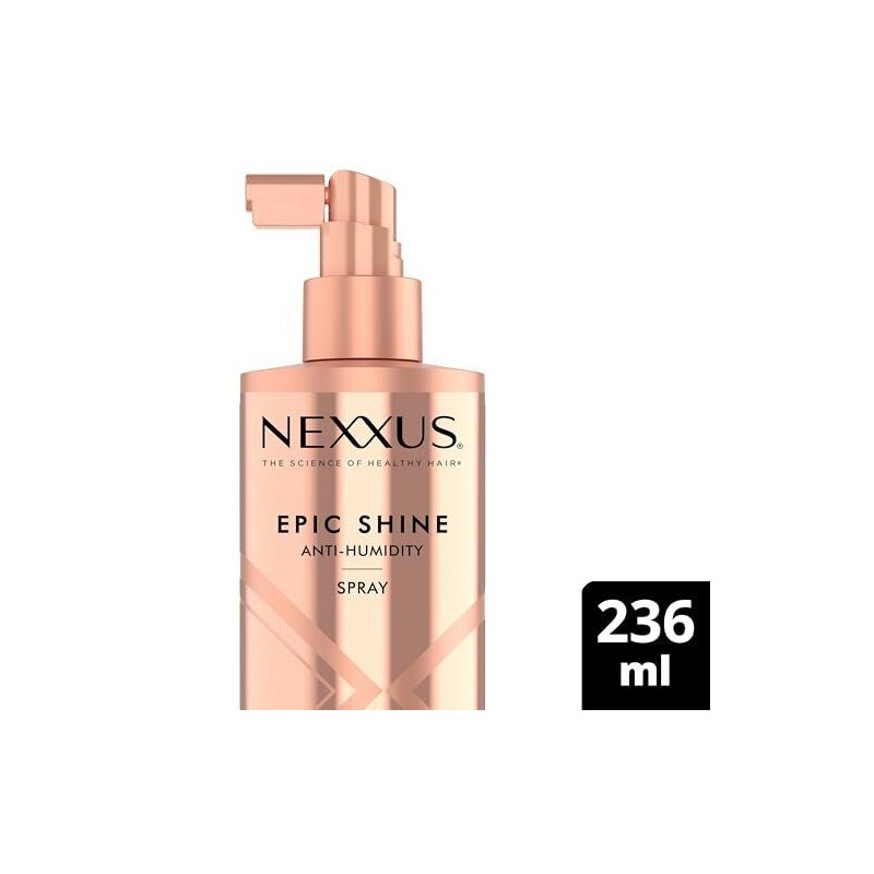 Nexxus 8oz Anti Humidity Epic Shine Spray with Heat Protection