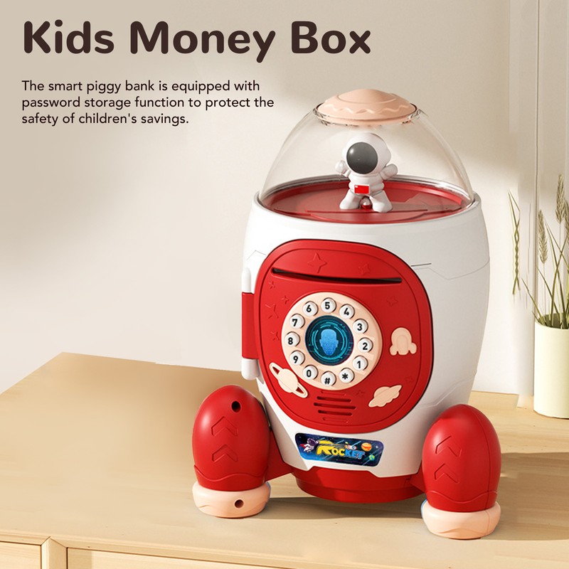 Smart Password Money Safe Box Toy Cartoon Large Capacity Children