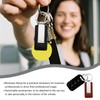 LLFYXM Leather Key Chain with Metal Key Ring,2 Pcs Stylish