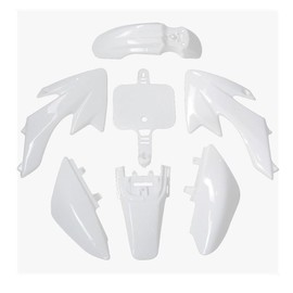 PCC MOTOR WHITE PLASTIC FENDER KIT FOR HONDA CRF XR50 CRF50 SDG SSR 110 125 BIKE PS01