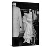 ART.COM Stretched Canvas Print Princess Elizabeth (Queen Elizabeth II) arrives