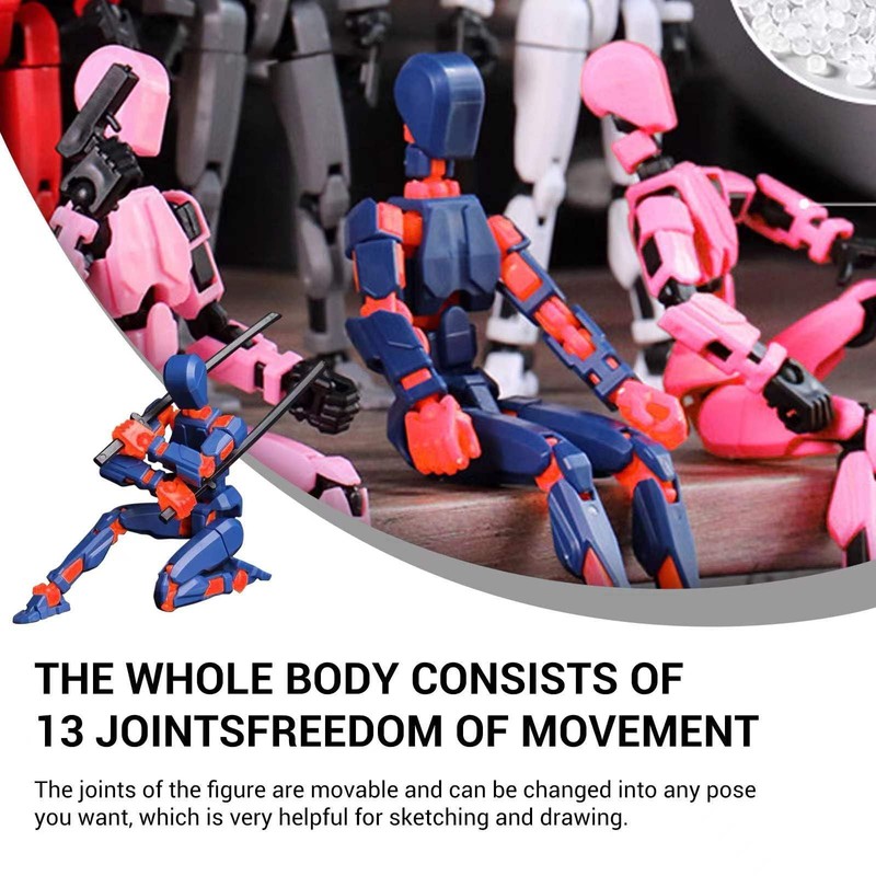 WKSBBTS 5Pack Titan 13 Action Figure Assembled, T13 Action Figure