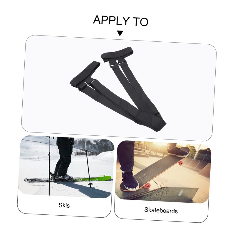 jojofuny Snowboard Shoulder Strap Carrying for Snowboards and Skateboards Compact