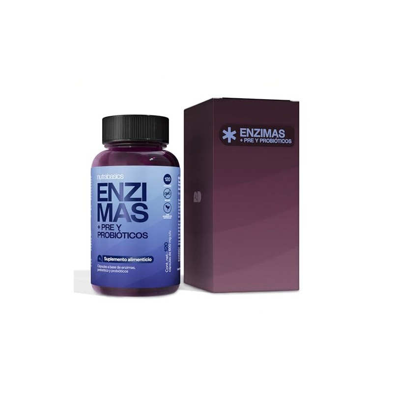 7 Enzimas Digestivas + 10 cepas de Probióticos (4 meses