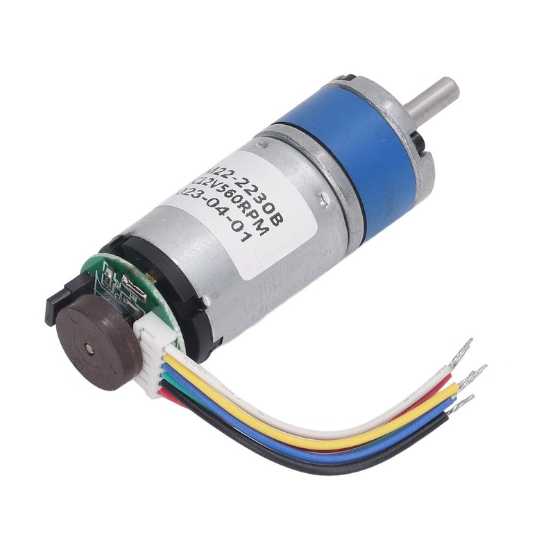 Gear Motor DC 12V Speed Reduction 560RPM 22mm Planetary Gear