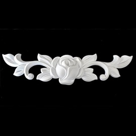 Ornament for Stucco Moulding Plastic Unpainted White Modern Ornaments in Various Designs