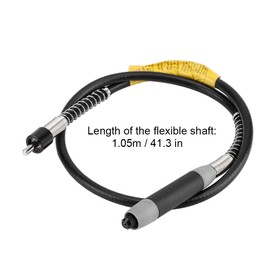 Garosa 6mm Drill Chuck Flexible Shaft Grinder Accessories Rotary Grinder Tool Extension for Large Electric Grinder