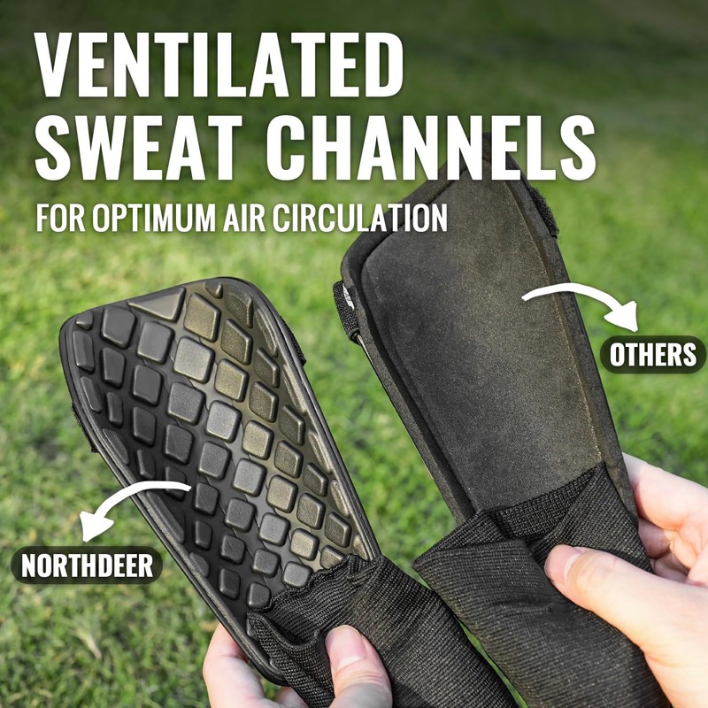 Northdeer Shin Pads for Boys - Shin Guards Men -