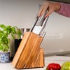 Coninx Acacia Wood Kitchen Knife Block - 15 Slots Knife