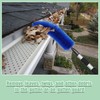 Memrita Gutter Cleaning Brush,Roofing Guard Cleaner Tool from The Ground