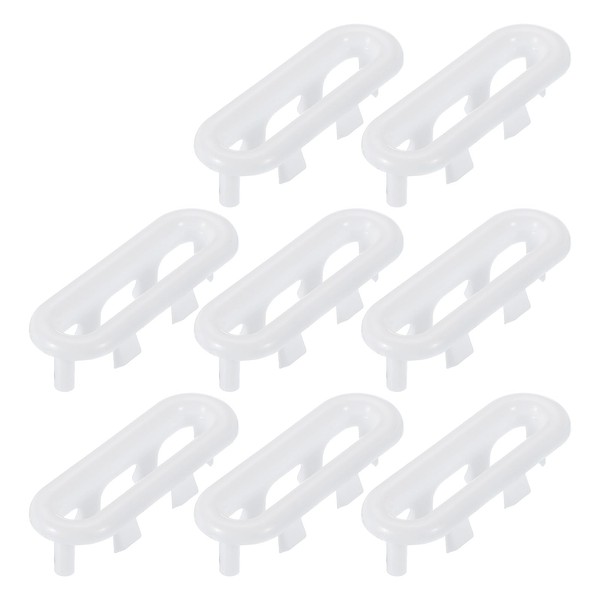 PATIKIL Sink Overflow Ring, 8 Pcs Bathroom Sink Overflow Drain