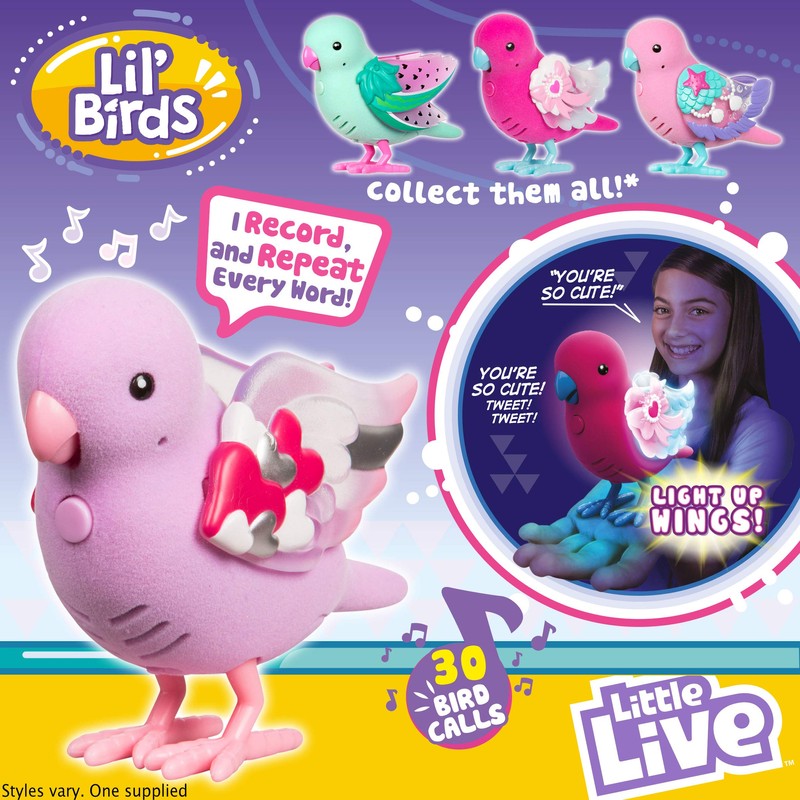 Little Live Pets LIGHT UP SONGBIRDS S9- Styles vary
