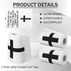 Tasdurian 2 Pcs Turf Tape Football 4in x 20ft Extra
