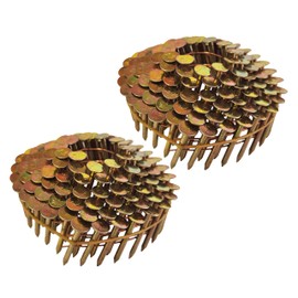 Coil Roofing Nails 1-1/4" x 0.120 Electro Galvanized, 15 Degree - 3600pcs (120pcs per coil, 30coils per box) - DHCRN-114.120-3600