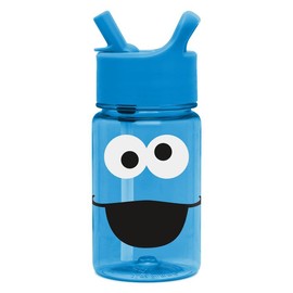 Simple Modern Kids Summit Plastic Water Bottle with Leak Proof Straw Lid 12oz - BPA-Free, Reusable, Durable for Toddlers:_Cookie Monster