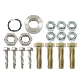 munirater Transfer Case Shifter Stainless Twin-Stick Shifter Replacement for NP205 Transfer Case NP205GM8