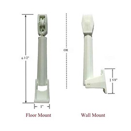 Traverse Rod 6" Tension Pulley for Drapery Cord