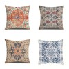 FLORICA Boho Throw Pillow Covers 18x18 inch Set of 4,