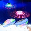 Solar Floating Pool Lights, USB Rechargeable Pool Lights with Remote,