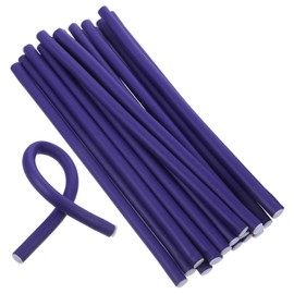 Gatuida 20pcs Cold Wave Hair Curling Rods Flexible Multifunction Hair Curler Sticks for Spiral Curls Random Colors Random Color