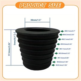 Ompinda Patio Table Hole Ring Set, Ourdoor Table Umbrella Hole Cone Wedge Holder with Table Umbrella Hole Ring Patio Table Replacement Parts for Outdoor Patio Table