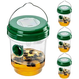 4 Pack Solar Wasp Trap - Eco-Friendly Insect Control