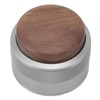 Coffee Distributor Tamper Constant Pressure 304 Stainless Steel Wood Handle