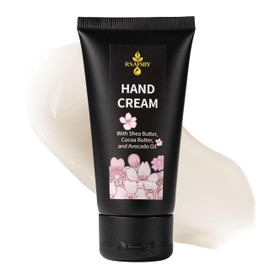 Hand Cream with Shea Butter, Cocoa Butter & Avocado Oil – Deep Moisturising & Nourishing Lotion for Dry, Sensitive Hands – Non-Greasy, Fast Absorbing, 50ml