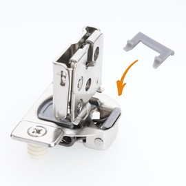 (Decobasics ONLY) Cabinet Restrictor Clips (50 Pack)- 86° Degree Angle Cabinet Door Hinge Restrictor Clip for Soft Close Hinge-90° Opening Kitchen Soft Close Cabinet Hinges Restraints Restriction Clip