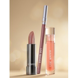 LISE WATIER NUDE HARMONY LIP MAKEUP 3-Piece GIFT  SET  PLUMPING COMPLEX  $82