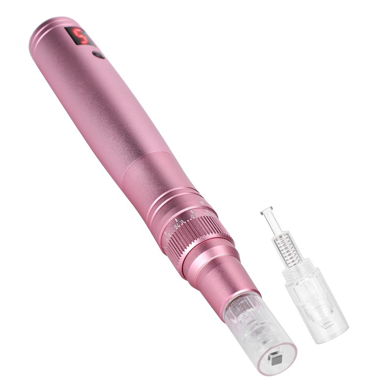 Electric Micro Needle Pen Rechargeable 5 Gears Derma Rolling Pen