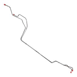 Inline Tube Replacement for 1985-88 Oldsmobile Cutlass 442 Hurst V8 200R4 5/16" Trans Cooler Lines 2pc, OE Steel