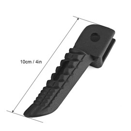 Bike Step Pegs Bike Back Step Aluminum Material Universal Motorcycle Modification Foot Rest Anti-Collision Bar for Suzuki GSXR600 GSXR750 GSXR1000 K6 K8 (Black)